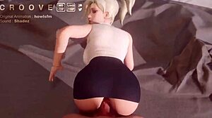 mercy overwatch compilation got some crazy hot moves