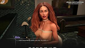 Young redhead girlfriend with big tits, can you handle her tight pussy creampie from boyfriend's big cock at university? Taboo 3D hentai game!