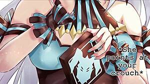 Morgan Le Fay's Sexual Desires Fulfilled in Hentai JOI CEI