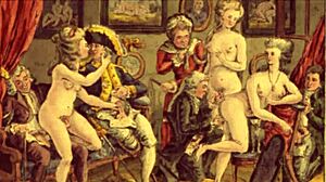 Vintage erotic drawings showcase retro comic animations with sensual themes