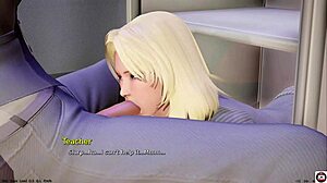 feeling so aroused with big tits blonde in public outdoor sex game hentai