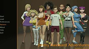 Hey, what's going on in Jimmy's awkward adventure part 4 with those huge South Park tits?