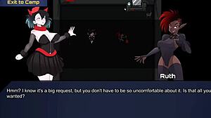 Boba feels the buzz of a vibrator while Samga fingers her deep in Spunkstock demon play
