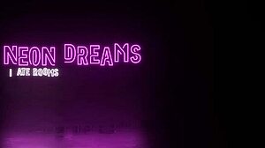 welcome to vr nexus 3 neon dreams with sexy girl cyberpunk style. she rides hard in shaved pussy and anal fucking.