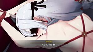 Subtle hints of intense assfucking and anal play in this hentai scene with rough details