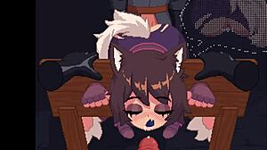 Oh damn, imagine getting spitroasted in the pillory from your POV in this wild hentai scene. It's intense!