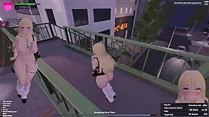 Secret Flasher Manaka Streaks from Home to Clothing Store in Wild Display.