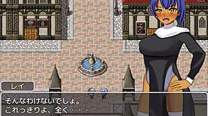 intriguing hypnosis town with blowjob scenes in this hentai game