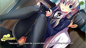 Tenioha pervy girls finale with Matsuri riding cowgirl on me