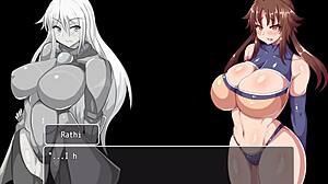 Rathi la caballero novata chupa tetas bunny gordas en mamada intensa