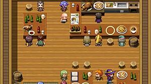 Захватывающий гипноз-город с минетами в хентай-игре