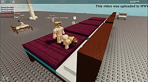 Feeling Every Moment of Intense Anal Sex in Roblox Night