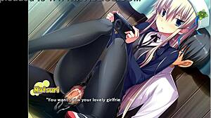 Tenioha pervy girls finale with Matsuri riding cowgirl on me