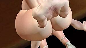 I pound that big ass slut's holes with my monster cock