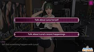 Ep3 Luna! Masturbating in Washroom with Dildo Next Door