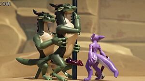 gay furry kobold party turns wild with steamy encounters