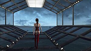 Hey, check out this Fallout 4 fashion show with teen flair!