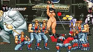 Harley Quinn Takes Creampie in Wild Doggystyle Gangbang Scene! Watch the Hentai Mugen Action Unfold.