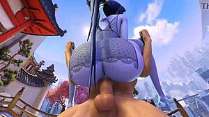 follando el hermoso culo de widowmaker sin parar - can you handle this nonstop overwatch action?