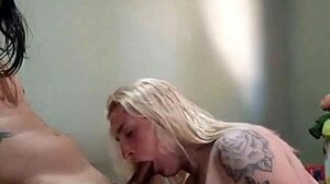 wow, rica sucking and fucking that blonde slut hard!