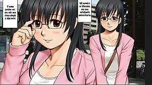 Hey, check out this perverted cosplay girl in the manga hentai comic, all AI generated