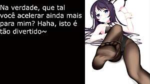 mai sakurajima te humilha com pés femdom, pronto pra falhar no nut november?