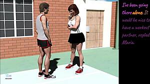 Hentai Cat Girl Shares Lovey Dovey Moments with Husband in Outdoor Public Doggystyle and Missionary Creampie