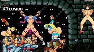 Man, I can’t even… Lara Croft gangbang in Hentai Mugen is wild, ya know! I’m shook by this doggystyle group mess!