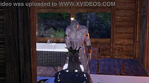 Wow, check this sexy 3D cartoon animation with wild action!