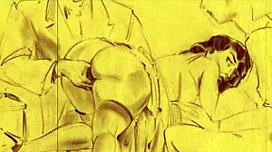 Moje tajne życie rozwija się w vintage retro komiksowych animacjach