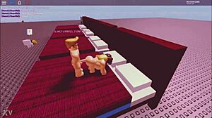 Feeling Every Moment of Intense Anal Sex in Roblox Night