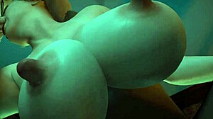 Cougar devours cock in wild cowgirl threesome.