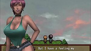 Intensely defeating and pounding final boss's wet pussy in zombies retreat hentai game part 14