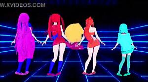 hey, let's watch this ghost dance with pacman