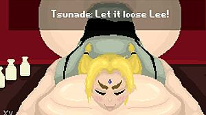 Tsunade HAMMERED by Rock Lee in Shoestrang Showdown with Wild Femdom Action