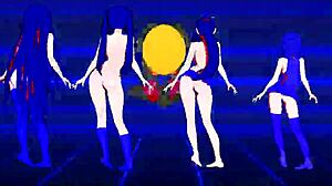 Ghost dance with Pacman in cool animation