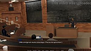 Em Busca Da Buceta Da Lydia Gozando Na Sala De Aula With Creampie And Cum In Hentai Game