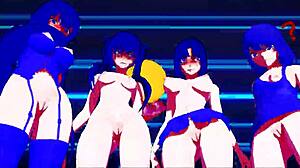 Ghost dance with Pacman in cool animation
