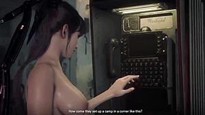 In this Stellar Blade nude mod playthrough part 5, the curvy character explores new outfits and sexy game scenes.