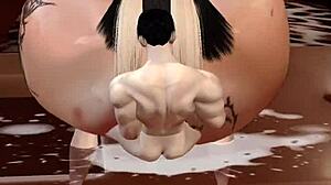 chatting with huge bimbo in imvu