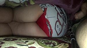 My wife under the blanket with the neighbor!