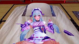 Hey, Genshin Impact'te Yumemizuki Mizuki'nin oral seks terapisini kaldırabilir misin? Büyük memeleri var ve tamamen 3D hentai anime manga tarzı.