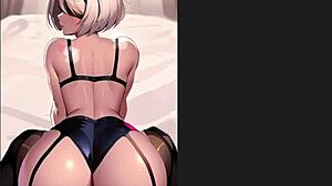 Nier 2B Doggystyle Creampie with Sexy Squirting. My Waifu Drives Me Wild.