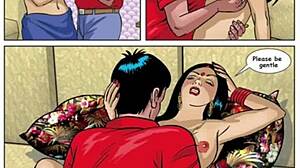Savita Bhabhi Seduces the Bra Salesman in Anime!