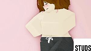 Brunette Step Mom Milf Poses Naked in Roblox Photo Shoot
