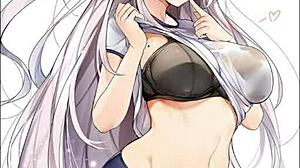 Descriptive scenes from hot anime compilation with various characters