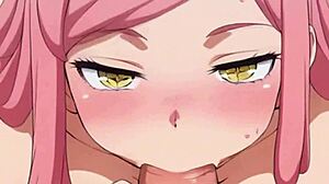 Hatsume Mei in steamy anime action