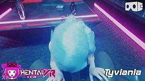 Elisa Delivers Intense Blowjob in VR with Moaning, Choking, and Deepthroat Action