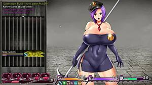 Karryns Prison Hentai Game Ep 8 Shows The Monster Orc Falling Deeply For The Huge Tits Warden Girl. Romantic Femdom Moments Unfold With Her Skirt And Asian Charm.