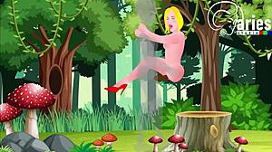 amputee hunter battles in magical forest animation